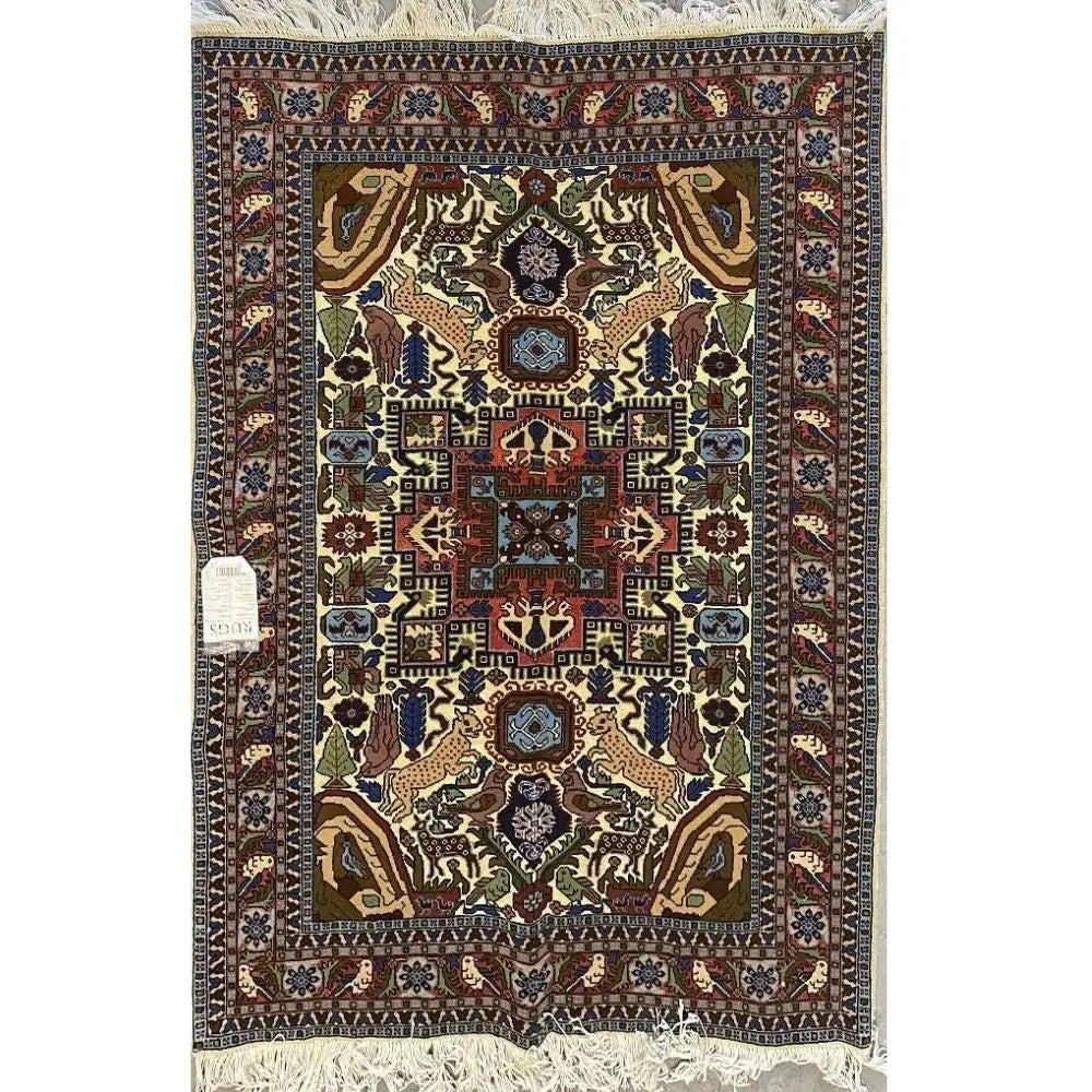 One Of The Kind Persian Ardabil Rug 6'4" x 4'3" zandirugs